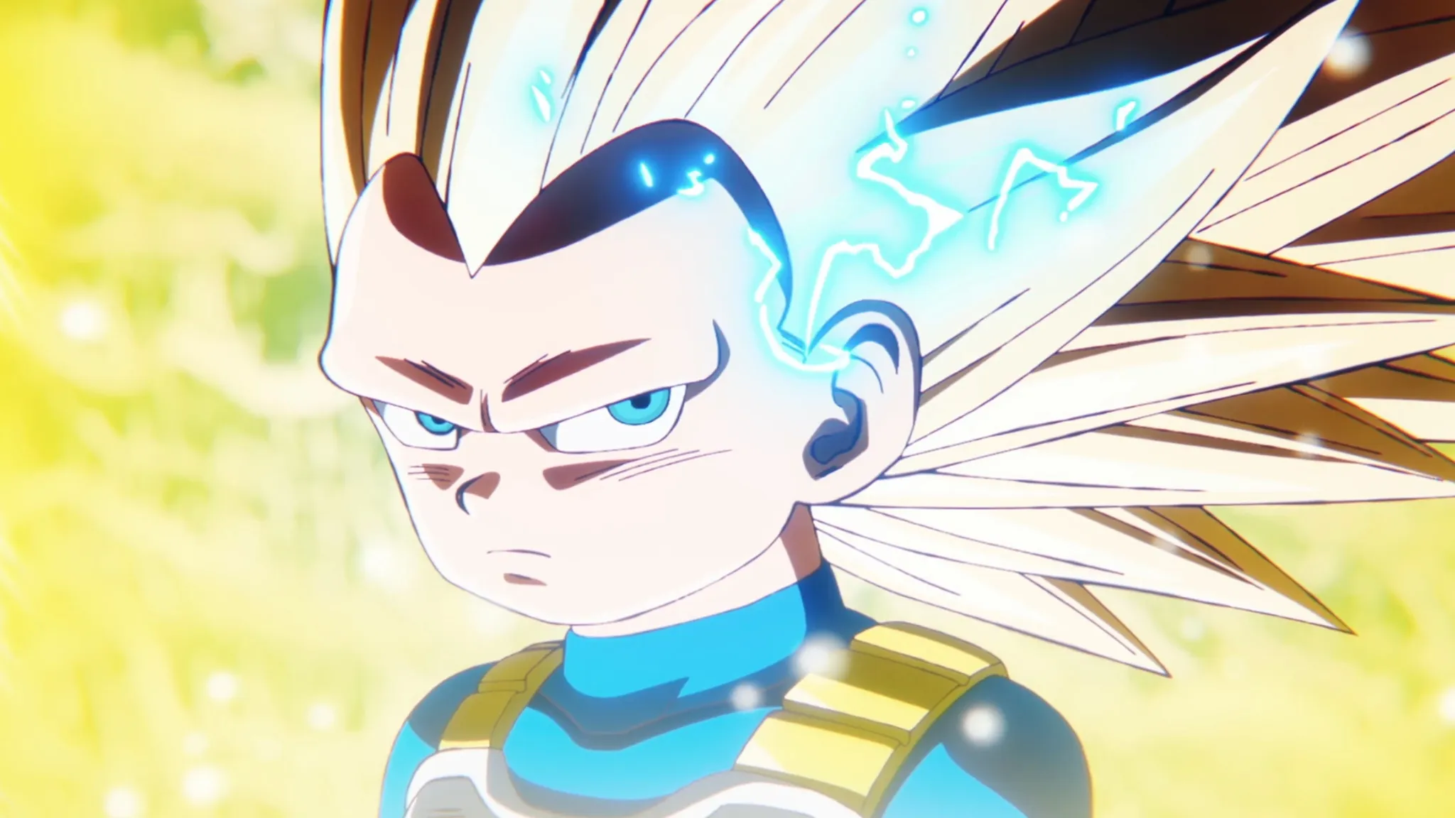 Dragon ball daima, finalmente vegeta sfodera il super saiyan 3