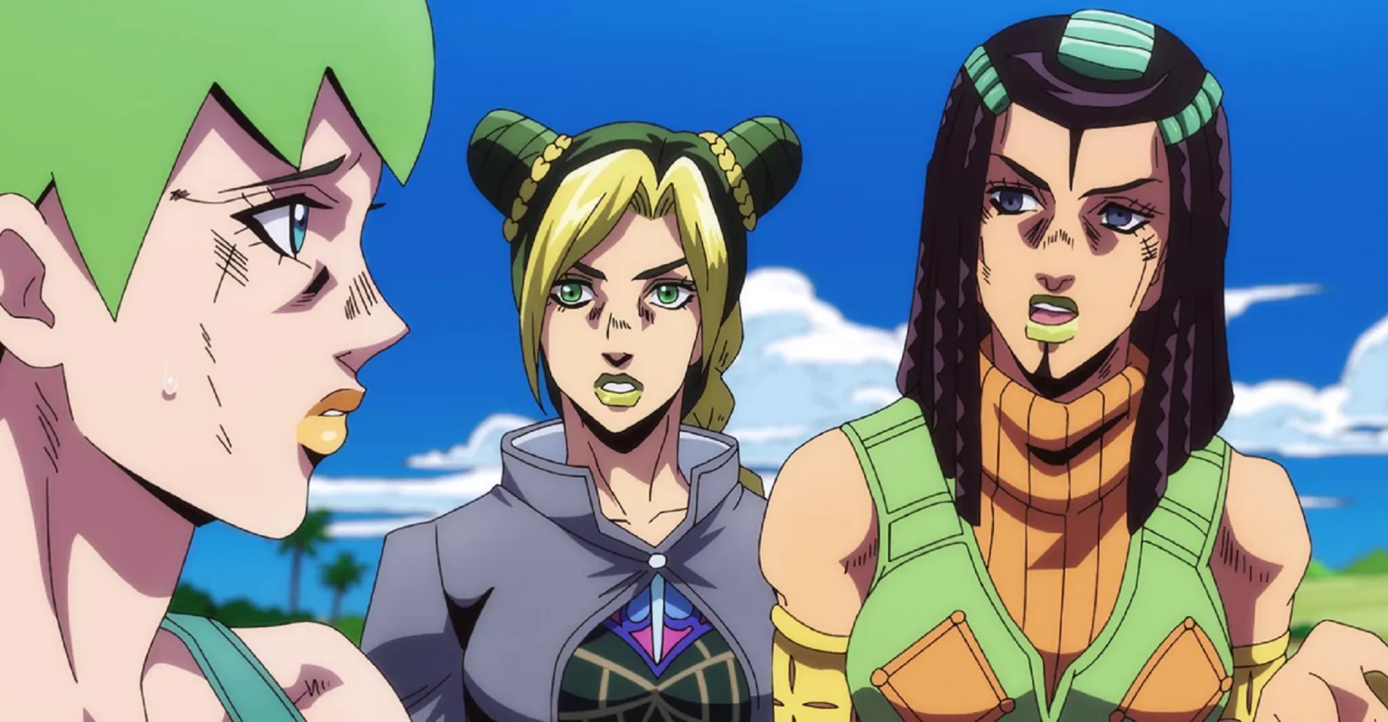 Stone ocean nell'ordine di visione di jojo
