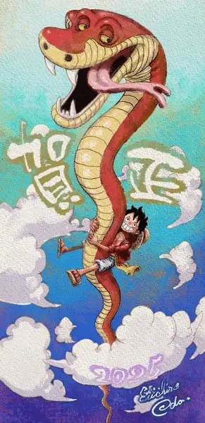 One piece, mostrata immagine per il nuovo anno