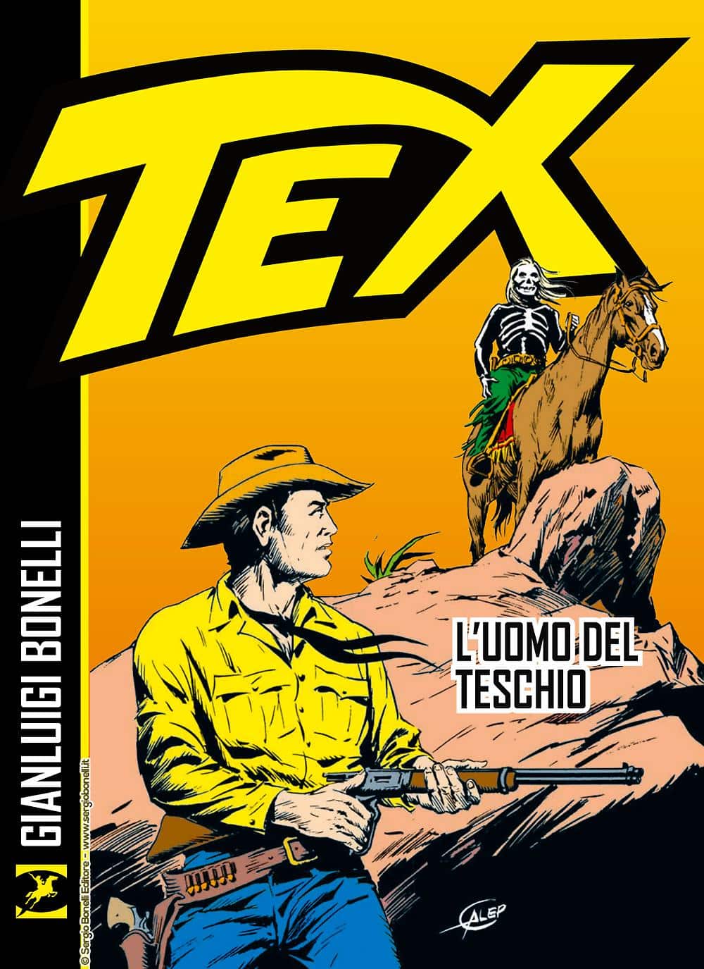 Dal 25 febbraio sergio bonelli editore, presenta tex. L’uomo del teschio
