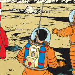 Sulla luna con tintin Sulla luna con tintin