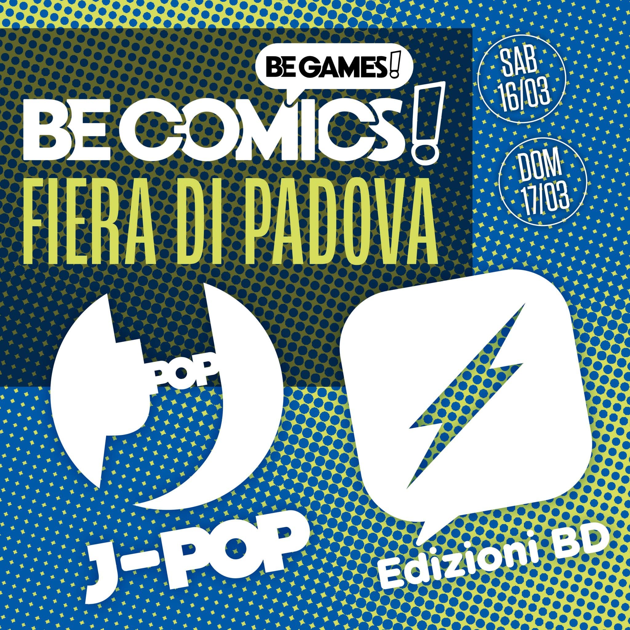 Edizioni bd & j-pop manga saranno a be comics! Be games!