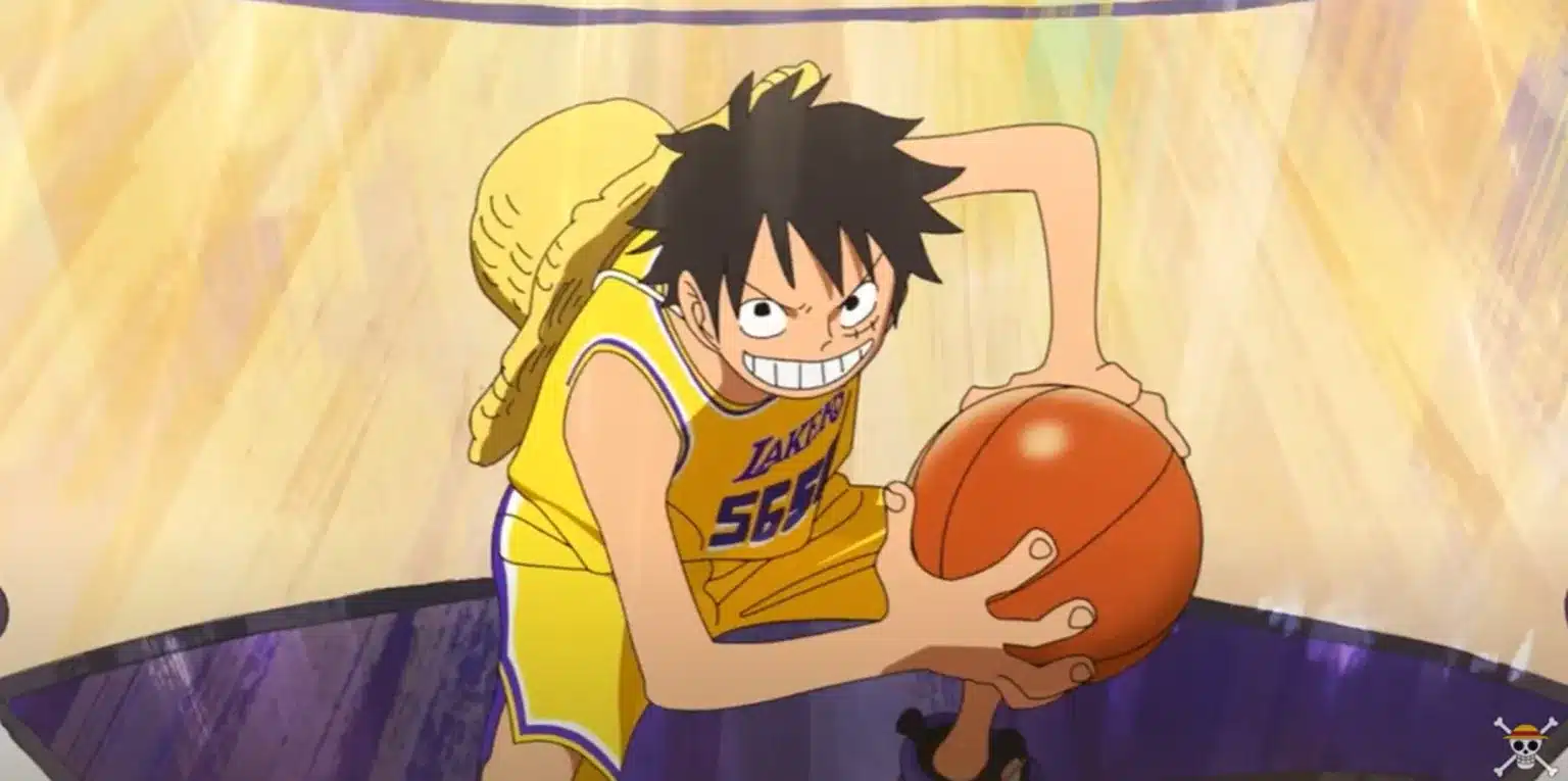 One piece, ecco il video ufficiale del crossover con i los angeles lakers