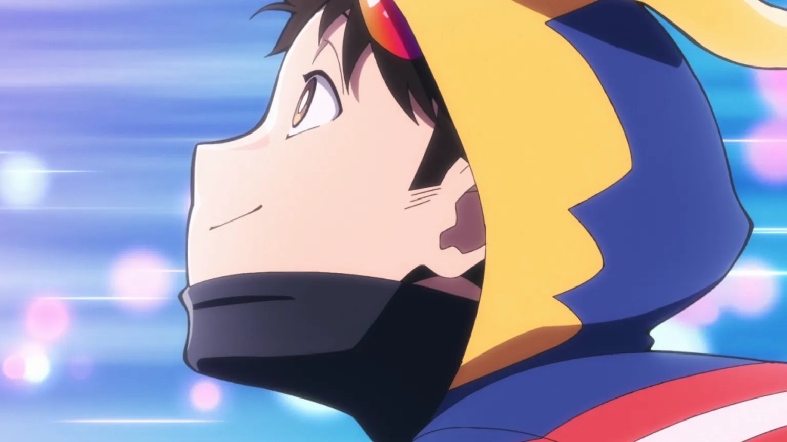 My hero academia: vigilantes, koichi riceve un nuovo maestro e un nuovo costume da eroe