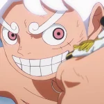 One piece episodio 1127, luffy gear 5 contro kizaru