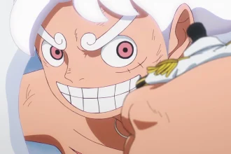 One piece episodio 1127, luffy gear 5 contro kizaru