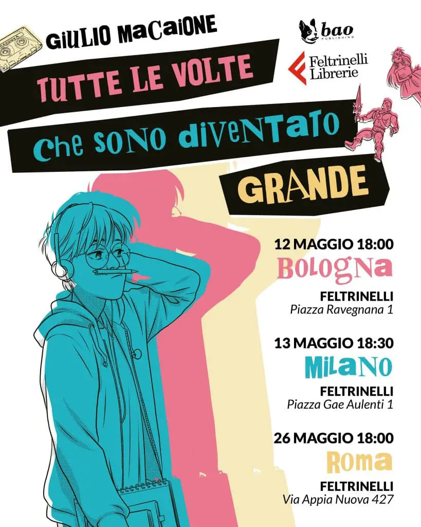 Dal 9 maggio arriva tutte le volte che sono diventato grande Tutte le volte che sono diventato grande
