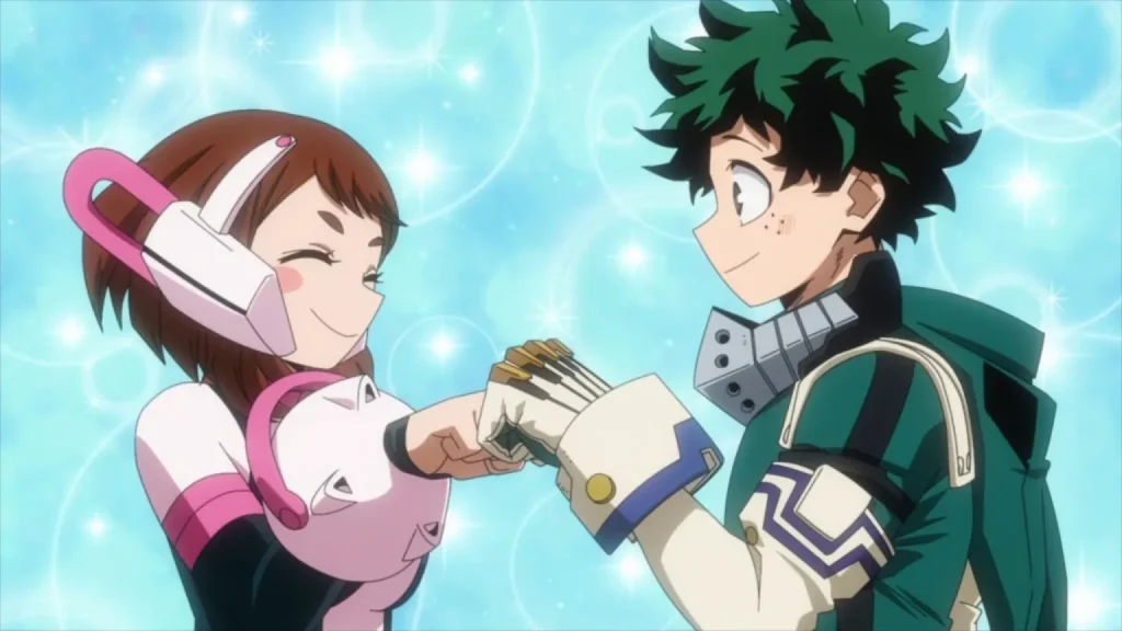 My hero academia: niente love-story tra kirishima e mina My hero academia: niente love-story tra kirishima e mina