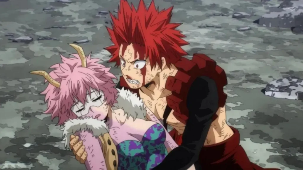 My hero academia: niente love-story tra kirishima e mina My hero academia: niente love-story tra kirishima e mina