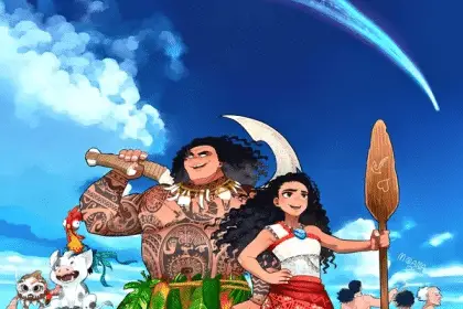 Moana 2, ecco l'illustrazione di kazue kato