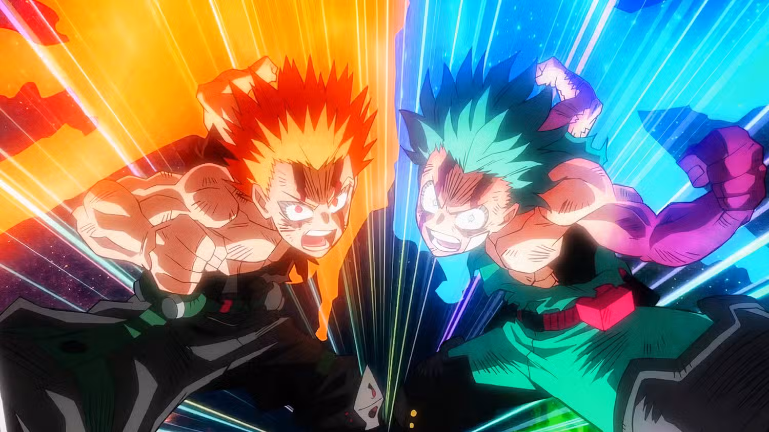 My hero academia, rivelata una nuova scena tra deku e bakugo My hero academia, rivelata una nuova scena tra deku e bakugo