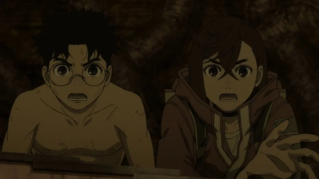 Dandadan s2 episodio 1: la turbo-nonna salva momo mentre inizia lo scontro con lo tsuchinoko Dandadan