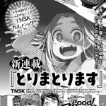 Torimatorimasu, inizia un nuovo manga