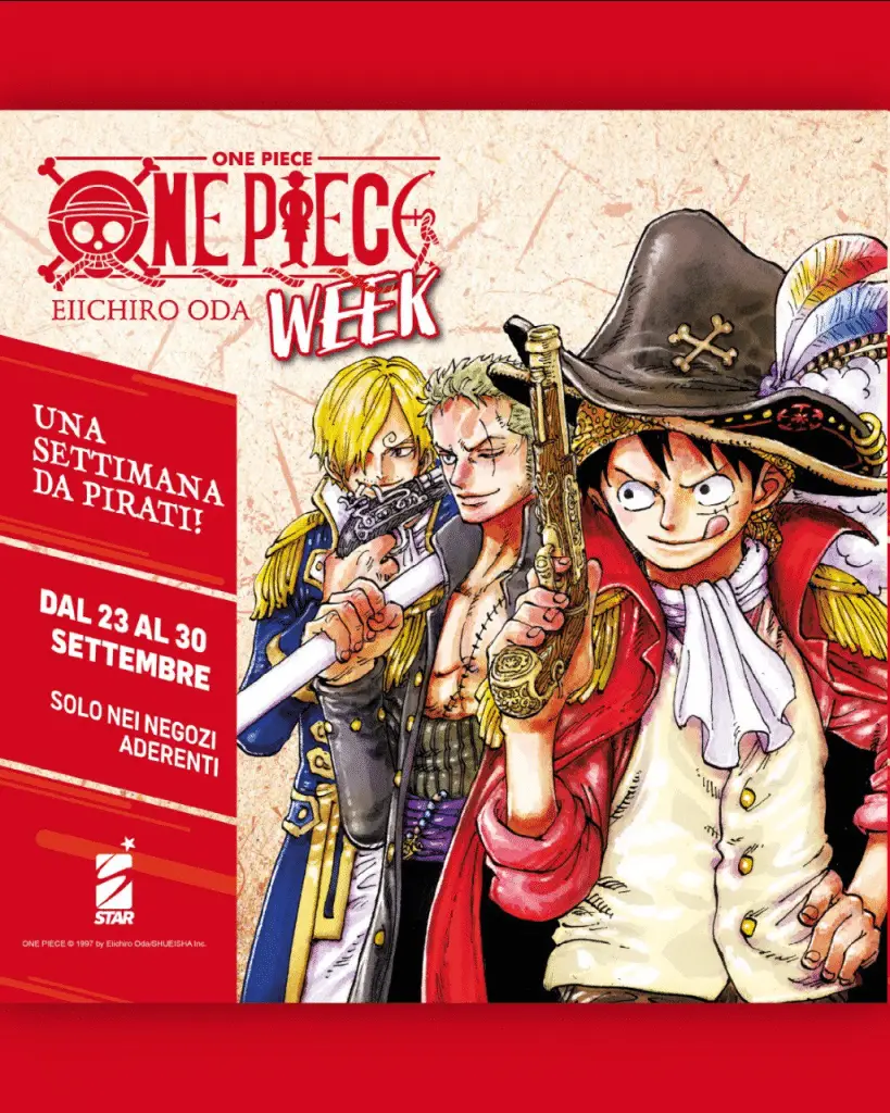 One piece week: una settimana da veri pirati nelle fumetterie italiane! One piece