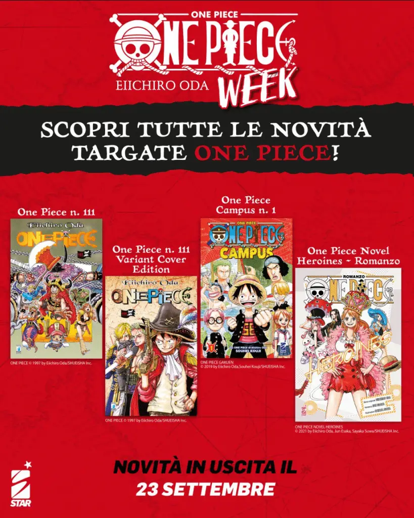One piece week: una settimana da veri pirati nelle fumetterie italiane! One piece week: una settimana da veri pirati nelle fumetterie italiane!