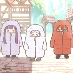 Frieren, stark e fern usano la magia contro il caldo nel nuovo mini-episodio chibi!