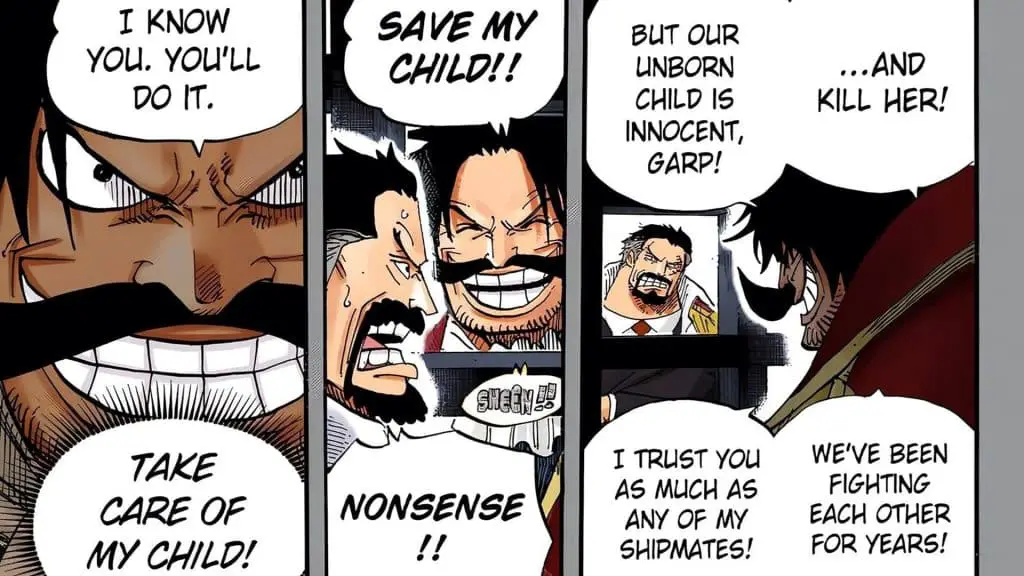 One piece capitolo 1156: rocks d. Xebec svela il suo piano e oda mostra il fascino delle kuja e il primo scontro garp-roger
