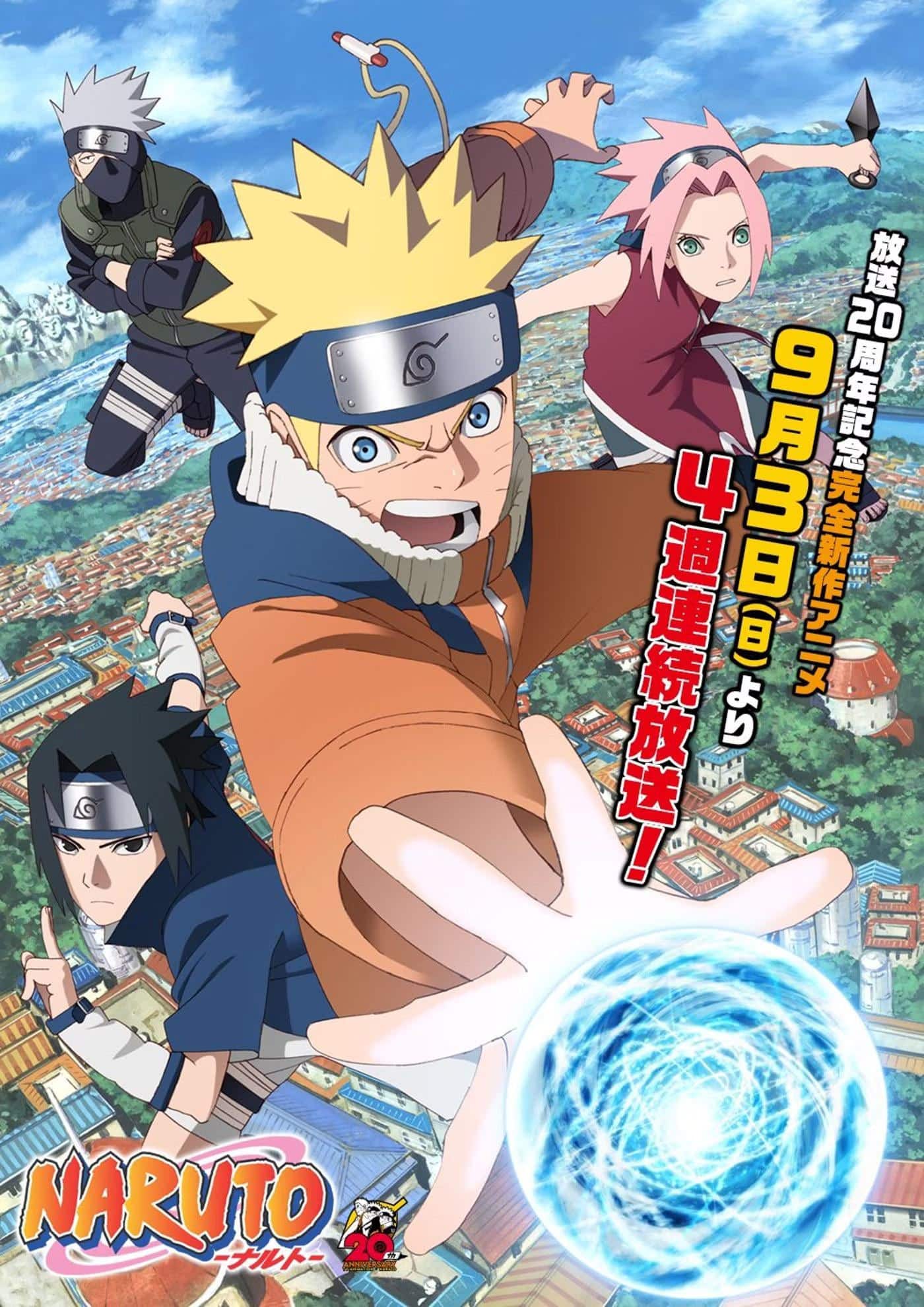 Naruto, completata la produzione degli episodi speciali per il 20° anniversario!