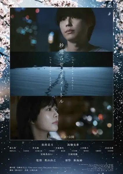 5 centimeters per second, nuova immagine per il live action
