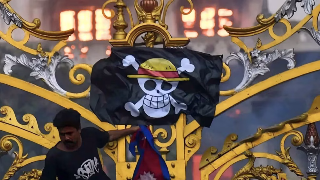 One piece, la bandiera è diventata un simbolo globale di protesta