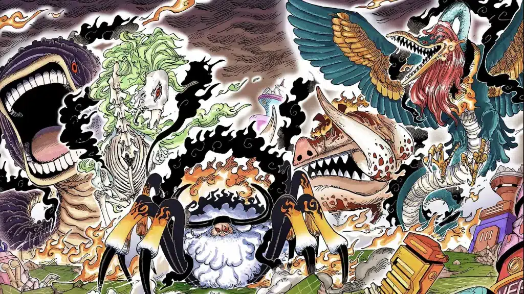 One piece episodio 1143: i cinque astri di saggezza si fanno seri riguardo alla minaccia di luffy e vegapunk One piece episodio 1143: i cinque astri di saggezza si fanno seri riguardo alla minaccia di luffy e vegapunk