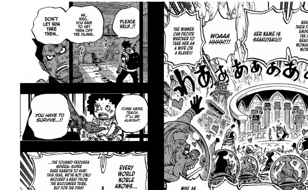 One piece capitolo 1160, kaido era il più debole durante l’incidente di god valley
