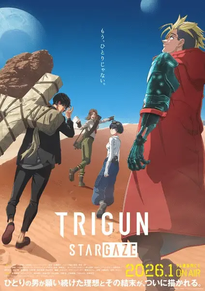 Trigun stargaze, anime a gennaio 2026