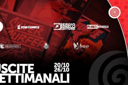 Uscite settimanali dal 20 al 26 ottobre