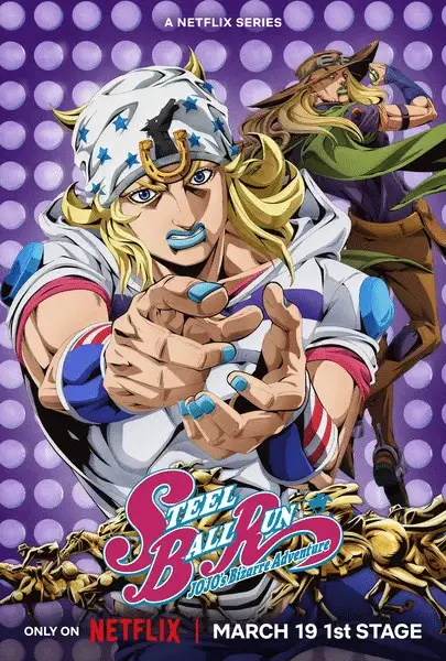 Jojo's bizarre adventure part 7, anime il 19 marzo