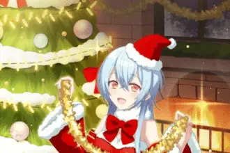 There was a cute girl in the hero's party, so i tried confessing to her, ecco l'immagine per natale