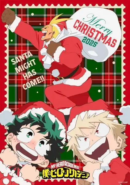 My hero academia, ecco l'immagine per natale