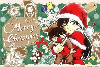 Detective conan, ecco l'immagine per natale