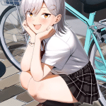 Nonde gomen e gyaru no jitensha o naoshitara natsukareta, iniziate le serie