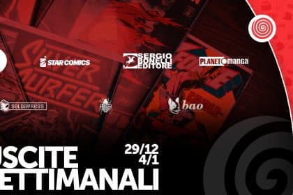 Uscite settimanali 29 dicembre 4 gennaio 2026