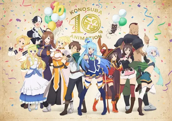 Konosuba, confermata la quarta stagione