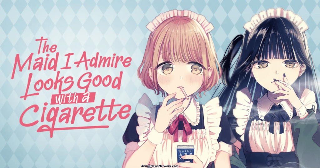 The Maid I Admire Looks Good with a Cigarette, termina il manga