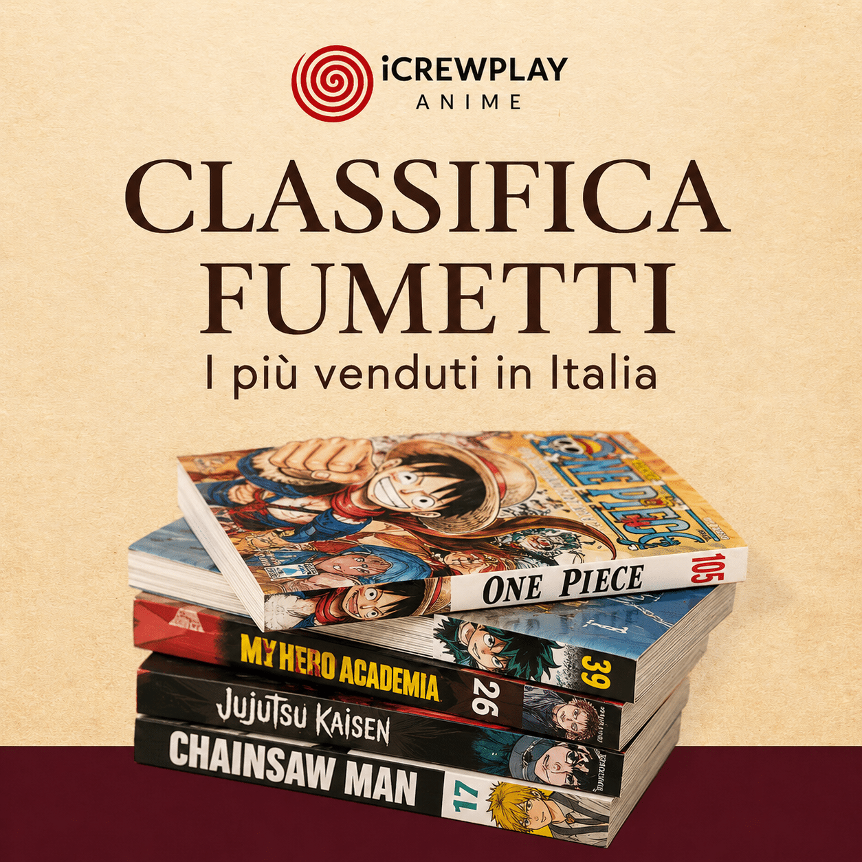 Classifica fumetti e manga aprile 2026: one piece, solo leveling e pera toons sul podio