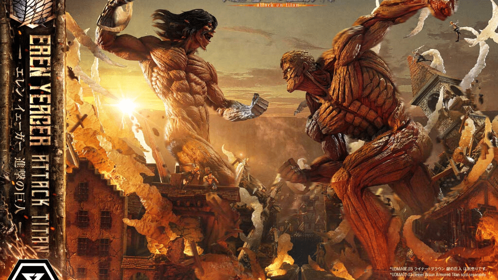 Attack on Titan: Prime1Studio svela le statue giganti di Eren e Reiner