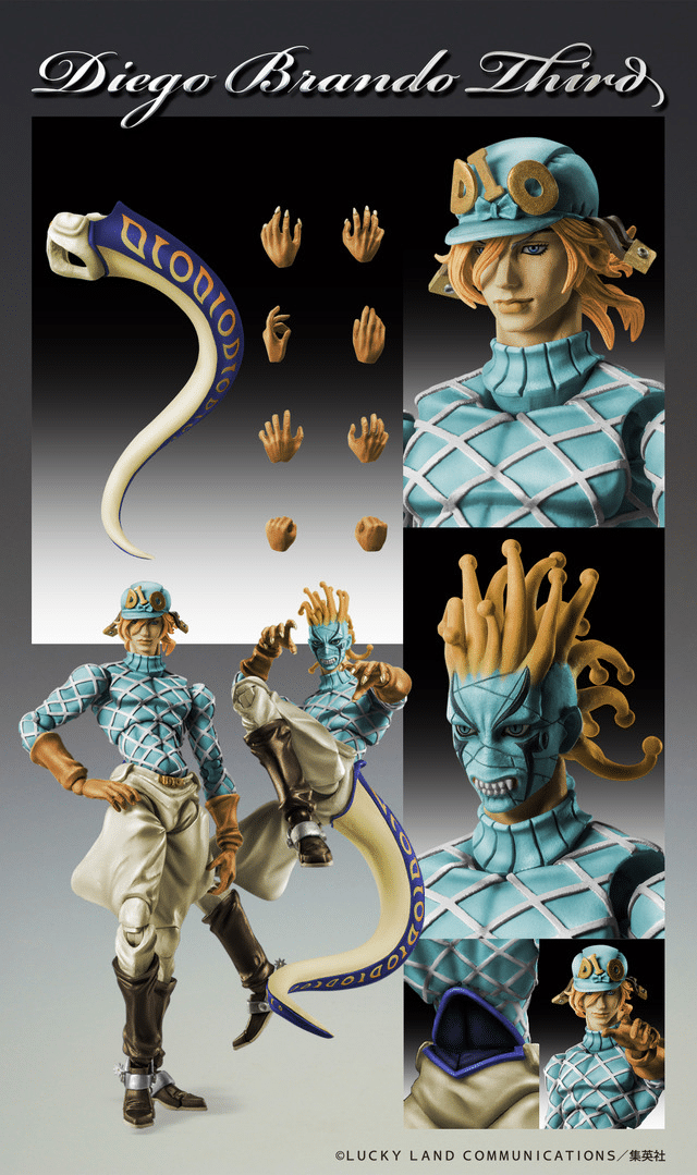 Diego Brando diventa una nuova figure Super Action Statue