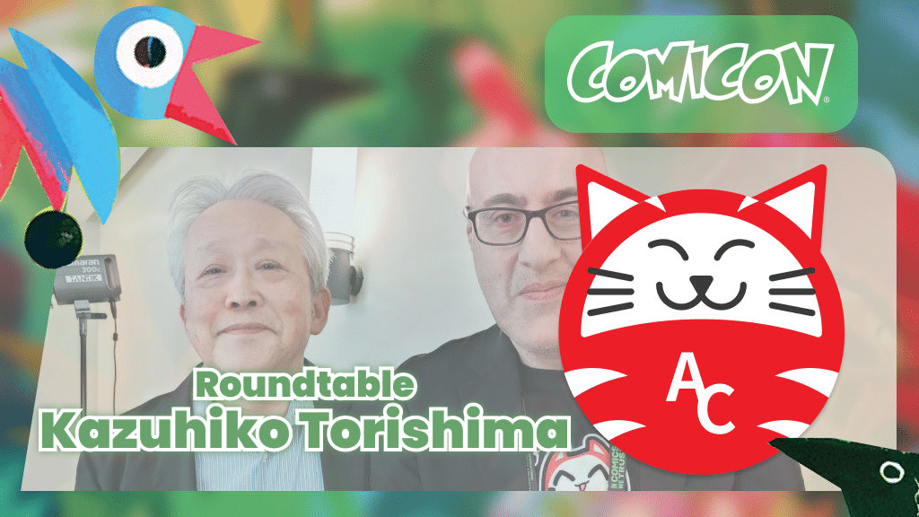 Kazuhiko Torishima al COMICON Napoli 2026: rischio e manga