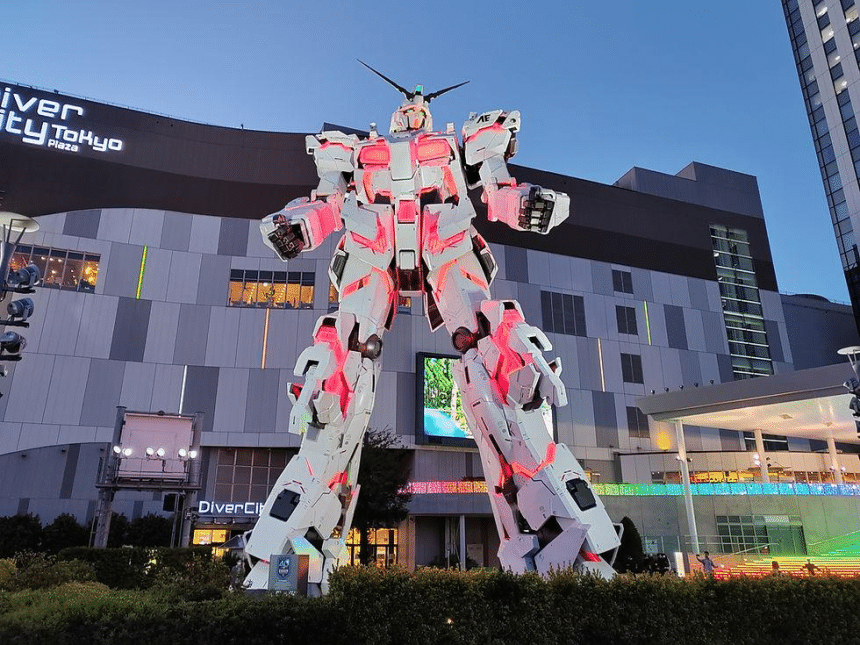 Gundam Unicorn lascia Odaiba: l’ultimo saluto ha già una data