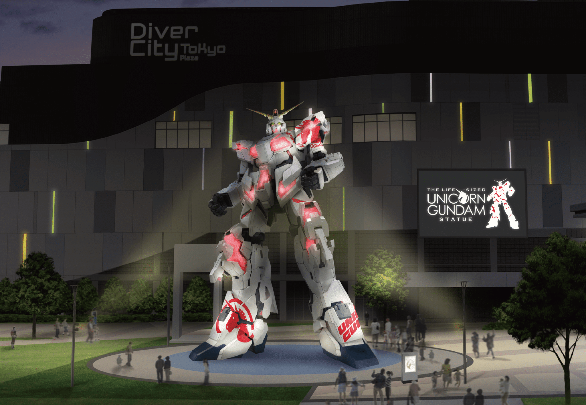 Gundam Unicorn lascia Odaiba: l’ultimo saluto ha già una data