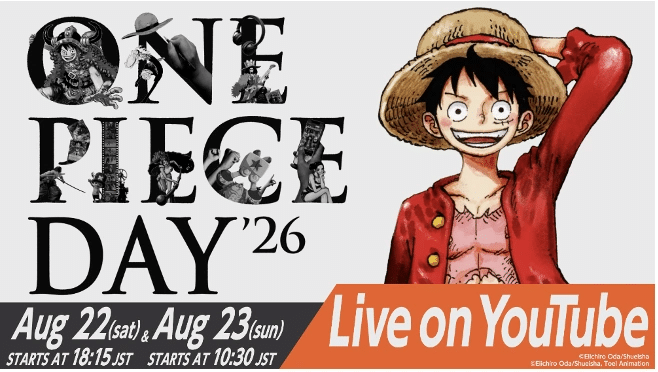 One Piece Day sarà il 22 e 23 agosto
