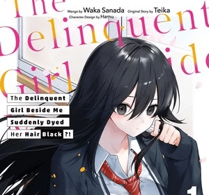 The delinquent girl beside me suddenly dyed her hair black