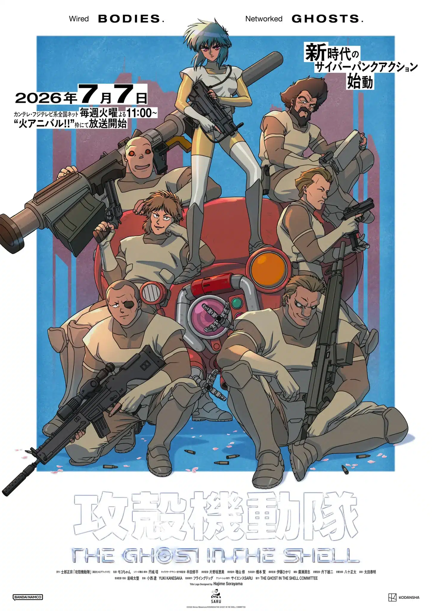 The ghost in the shell anime 2026