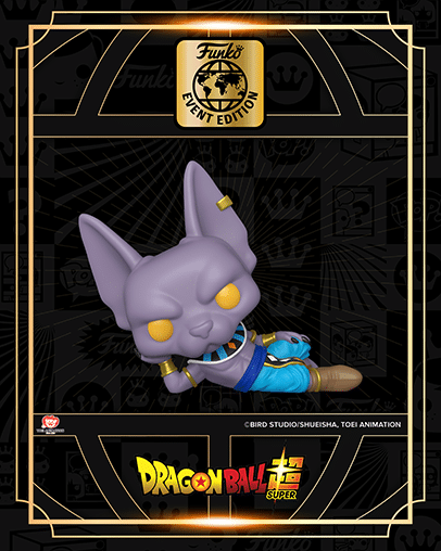 Funko a lucca comics 2026: quali sono gli 8 esclusivi e dove comprarli Funko pop beerus event edition 2026 di dragon ball super